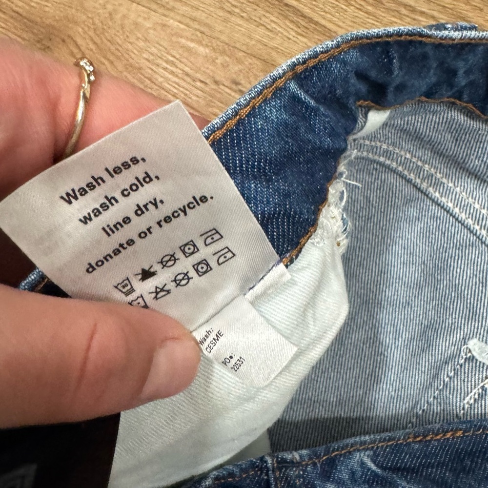 Reformation Blue Straight Leg Jeans - Picture 7 of 9